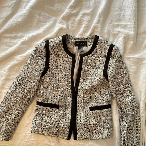 Ann Taylor business wear tweed jacket - Picture 1 of 4